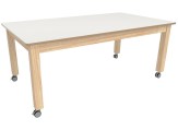 Natuurlijk tafel verrijdbaar L180 Wit Tangara Groothandel Kinderopvang en kinderdagverblijf inrichting01
